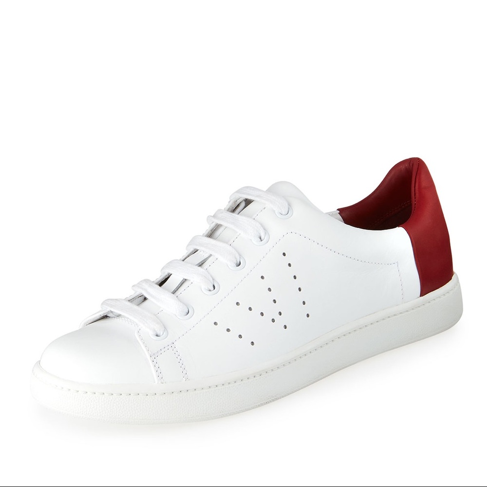 Vince White and Red Women's Sneakers